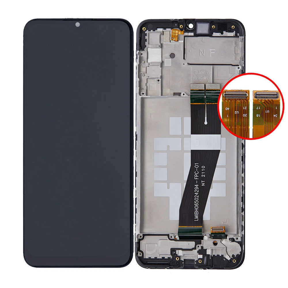 (Service Pack) LCD With Digitiser For Samsung Galaxy A03s (A037G) Black